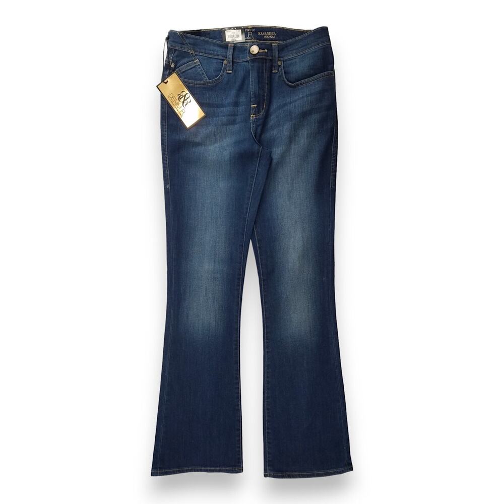 Rock & Republic Denim RX Kassandra Mid Rise Bootcut Jeans Women's Size 8 Short